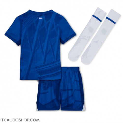 Chelsea Prima Maglia Bambino 2025-26 Manica Corta (+ Pantaloni corti)